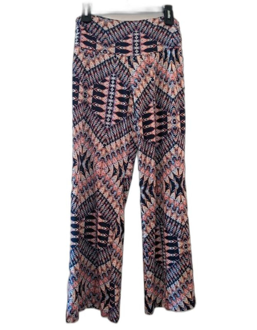 Stretchy Wide Leg Boho Retro Pants SZ XL